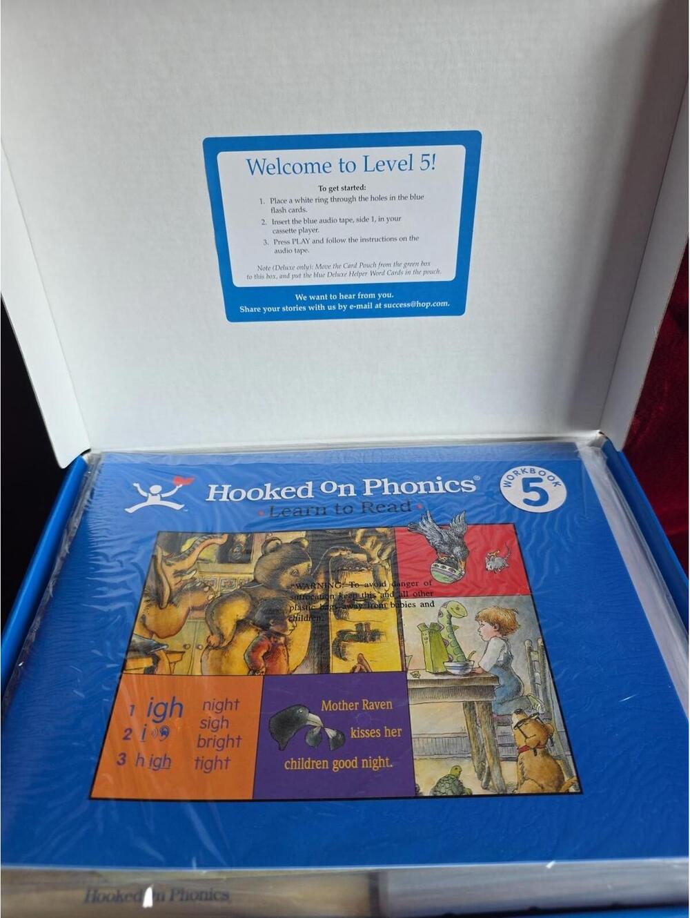 HOOKED ON PHONICS SET Levels 2 3 & 5 Learn To Read Books USED Pre-K KG - Picture 2 of 8